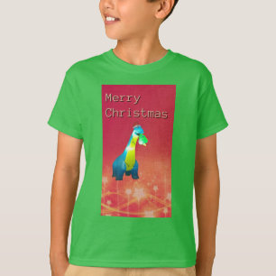 Christmas Dinosaur Cute T-Shirt