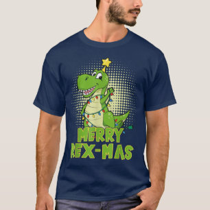 Christmas Dinosaur Merry ReMas Pyjamas T Re Boys G T-Shirt