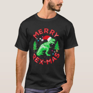 Christmas Dinosaur Merry Rexmas Trex Christmas T-Shirt