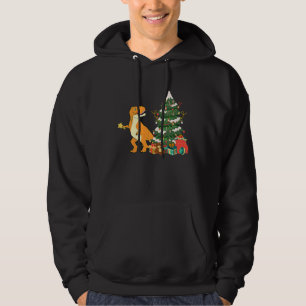 Christmas Dinosaur rex  Holiday Season Xmas Hoodie