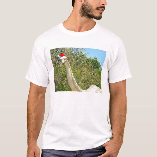 Christmas Dinosaur T-Shirt (Front)