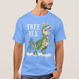 Christmas Dinosaur Tree Re Pyjamas led Light Gift  T-Shirt