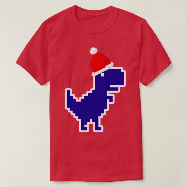 Christmas Dinosaur Tree Rex Boys Girls Kids Xmas G T-Shirt (Design Front)