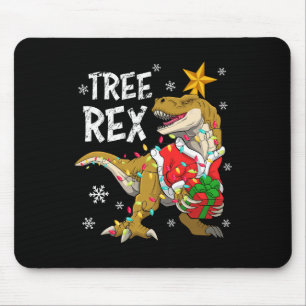 Christmas Dinosaur Tree Rex Pyjamas Men Boys Kids  Mouse Mat