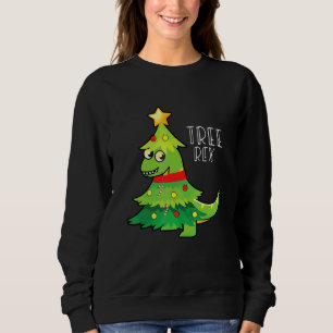 Christmas Dinosaur Tree Rex Pyjamas Men Boys Kids  Sweatshirt