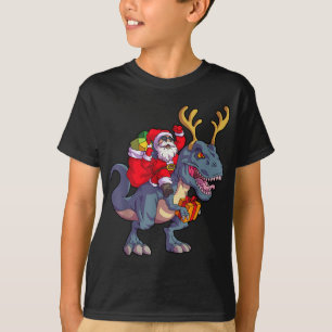 Christmas Dinosaur Tree Rex Pyjamas T-Shirt