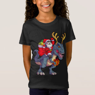 Christmas Dinosaur Tree Rex Pyjamas T-Shirt