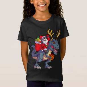 Christmas Dinosaur Tree Rex Pyjamas T-Shirt