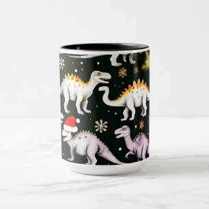Christmas Dinosaurs  Mug