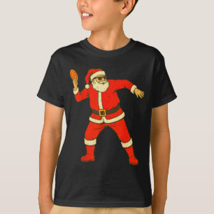 Christmas Disc Golf Vintage Funny Santa Xmas T-Shirt