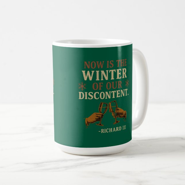 Christmas Discontent  Coffee Mug (Front Right)