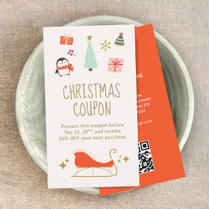 Christmas Discount Coupon Promotional