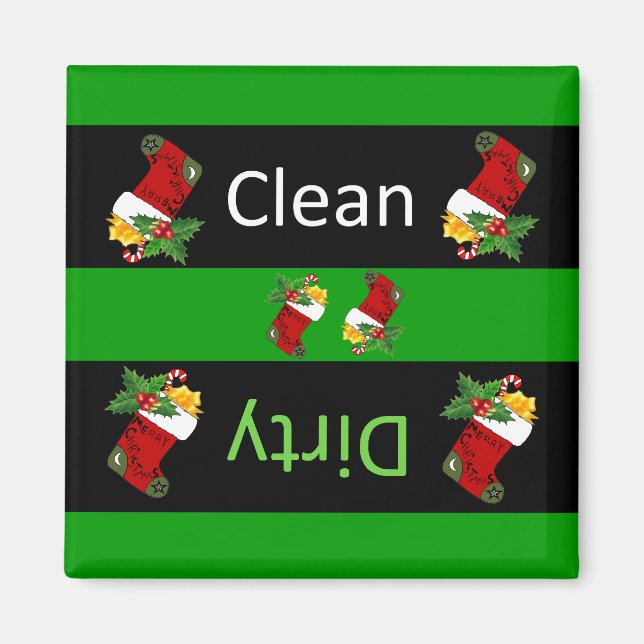 Christmas dishwasher magnet (Front)