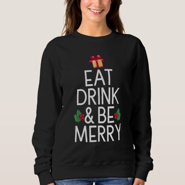 Christmas Distressed Retro   28 Sweatshirt (Front)