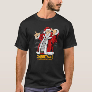 Christmas Dj Santa Claus Costume Christmas Party T-Shirt