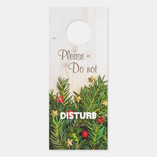 christmas do not disturb door hanger