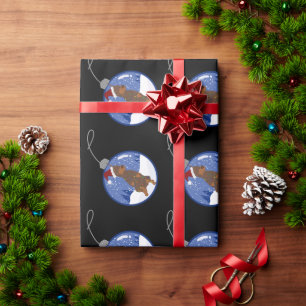 Christmas Doberman Pincher Wrapping Paper