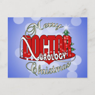 CHRISTMAS DOCTOR UROLOGY UROLOGIST HOLIDAY POSTCARD