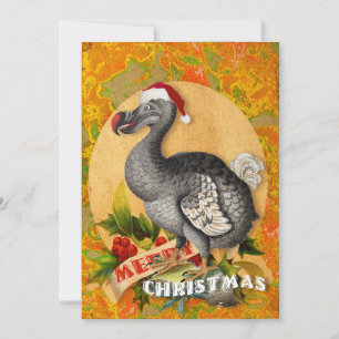 Christmas Dodo Bird Holiday Card