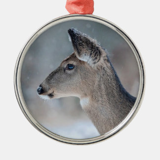 Christmas Doe Metal Tree Decoration