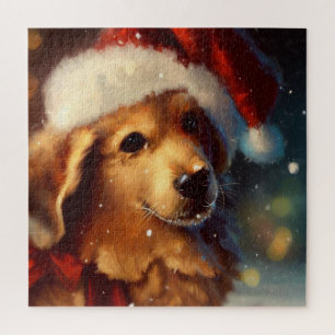Christmas Dog (4) Jigsaw Puzzle