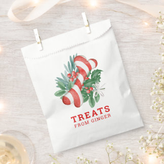 Christmas Dog Bone Favour Bags