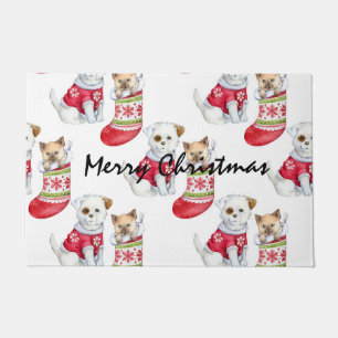 Christmas Dog & Cat Stockings                   Doormat