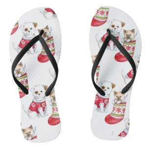 Christmas Dog & Cat Stockings       Flip Flops