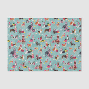 CHRISTMAS DOG CUTENESS TISSUE PAPER