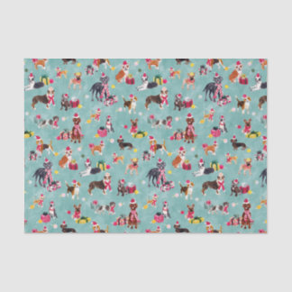CHRISTMAS DOG CUTENESS TISSUE PAPER