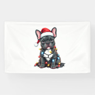 Christmas Dog French Bulldog Xmas Frenchie 3 Banner