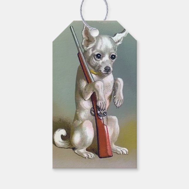Christmas Dog Gift Tags (Front)