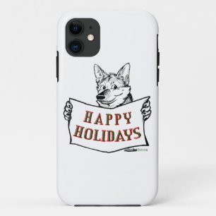 Christmas Dog:  Happy Holidays iPhone 11 Case