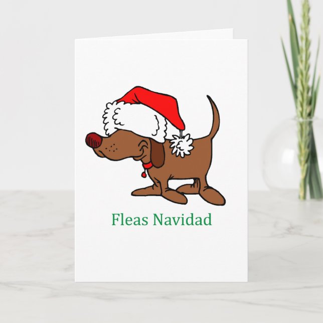 Christmas Dog Holiday Card (Front)