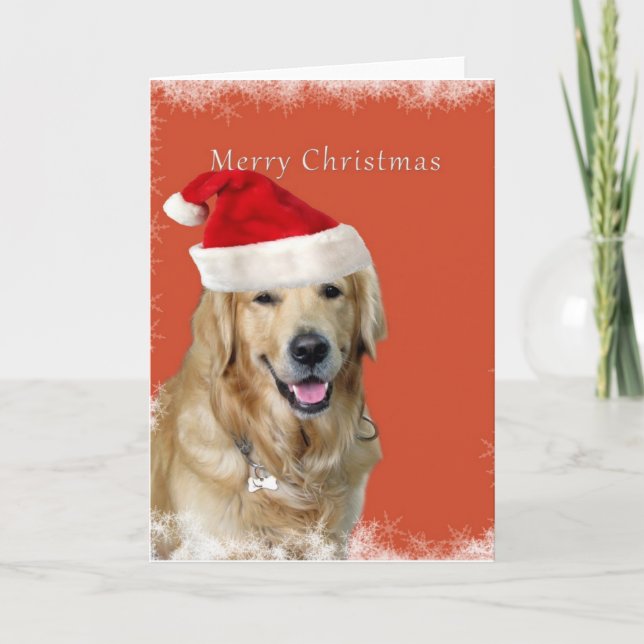 Christmas Dog Holiday Card (Front)