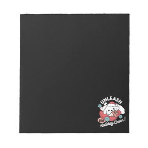 Christmas Dog in Santa Hat – Holiday Cheer for Pet Notepad