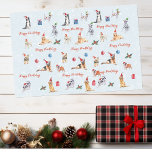 Christmas Dog Lover Happy Howlidays   Tissue Paper<br><div class="desc">This design may be personalised by choosing the customise further option. You may also transfer onto other items. Contact me at colorflowcreations@gmail.com or use the chat option at the top of the page if you wish to have this design on another product or need assistance. See more of my designs...</div>