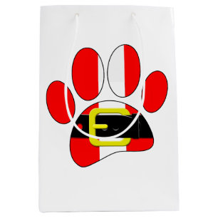 Christmas Dog Medium Gift Bag