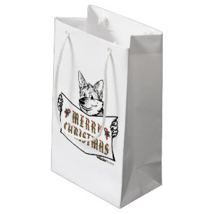 Christmas Dog: Merry Christmas! Small Gift Bag