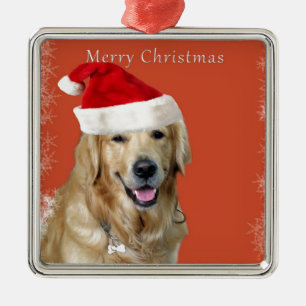 Christmas Dog Metal Tree Decoration