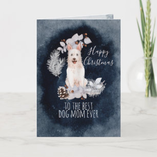 Christmas Dog Mum  Holiday Card