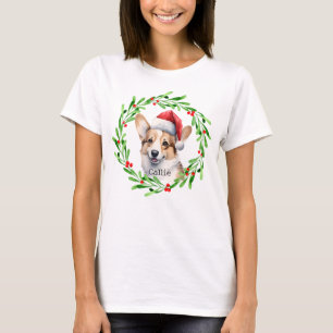 Christmas Dog Pembroke Welsh Corgi Holidays Pet T-Shirt