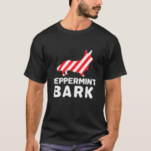 Christmas Dog Peppermint Bark Corgi T-Shirt