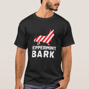 Christmas Dog Peppermint Bark Corgi T-Shirt