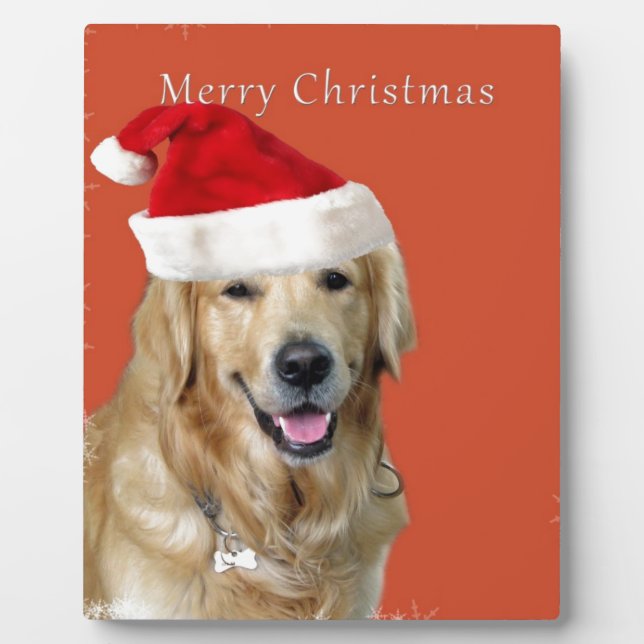 Christmas Dog Plaque (Front)