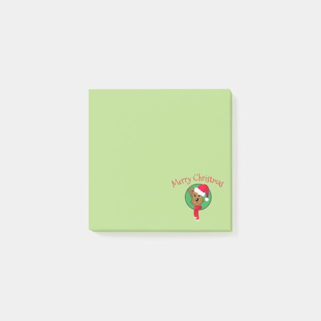 Christmas Dog Post-it® Notes 3x3 (Front)