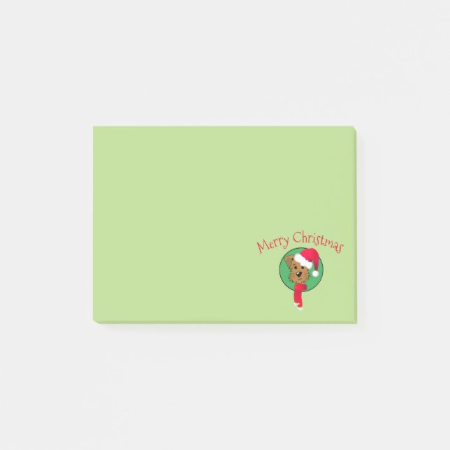 Christmas Dog Post-it® Notes 4 x 3 (Front)
