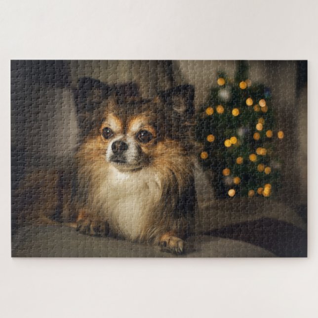Christmas Dog Puzzle (Horizontal)