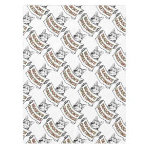 Christmas Dog: Season's Greetings! Tablecloth