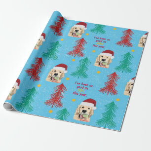 Christmas Dog Themed Gift Wrapping Paper